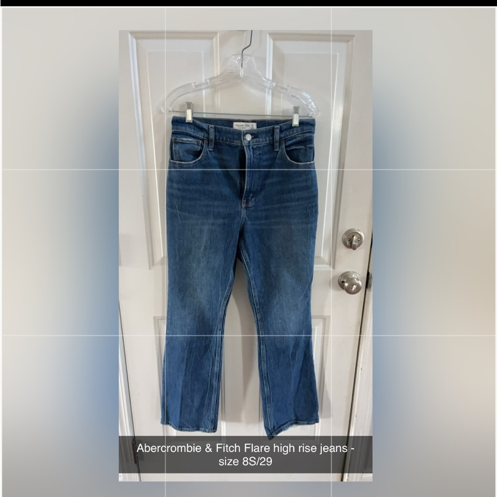 Abercrombie & Fitch High Rise Flare Jeans